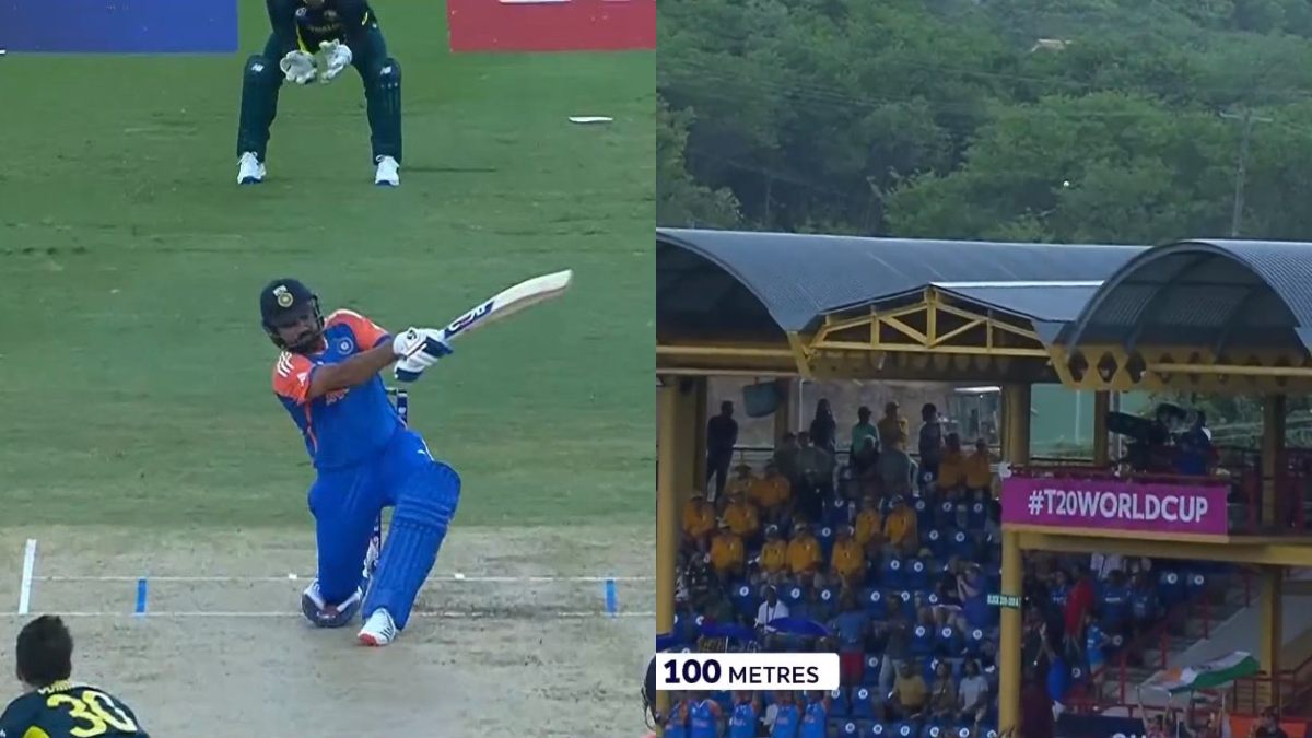 Rohit Sharma 100 Meter Six