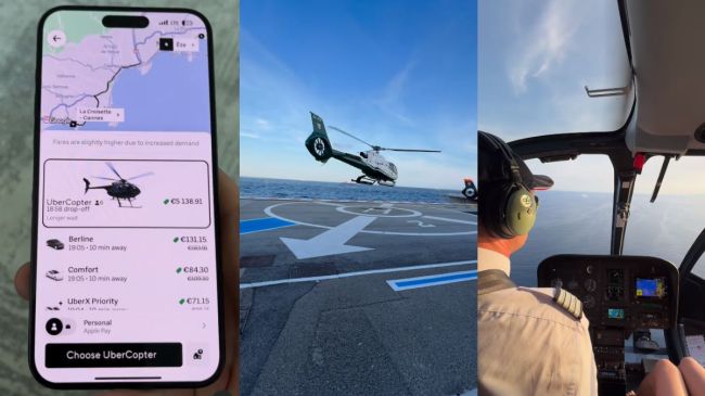 Uber Helicopter Ride