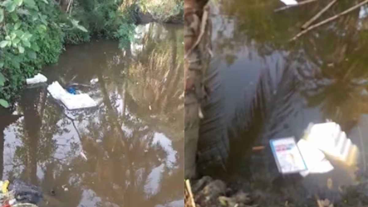 पश्चिम बंगाल में बवाल, तालाब में फेंकी EVM, दो गुटों में हिंसक झड़प, बरामद हुआ बम