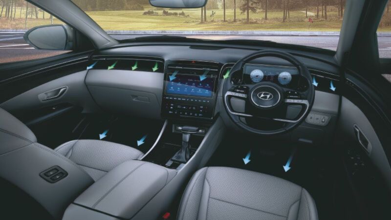 hyundai tucson interior