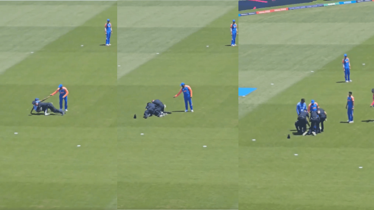 T20 World Cup 2024 ind vs ban rohit sharma fan viral video us police