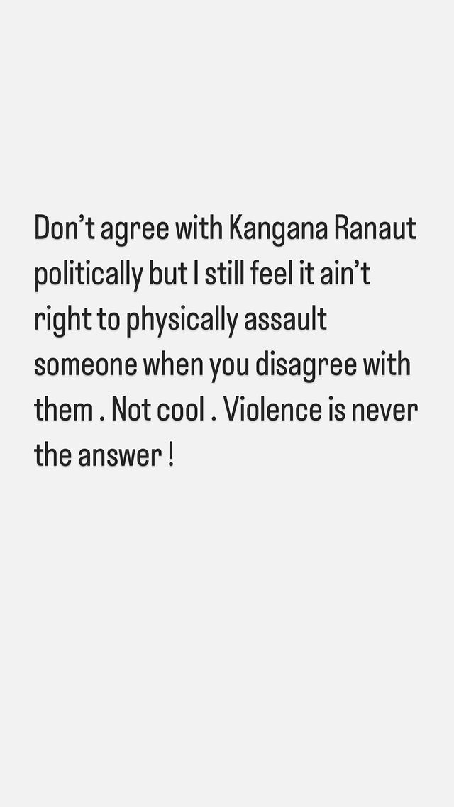 Kangana Ranaut Get Celebrity Support After Slap Incident