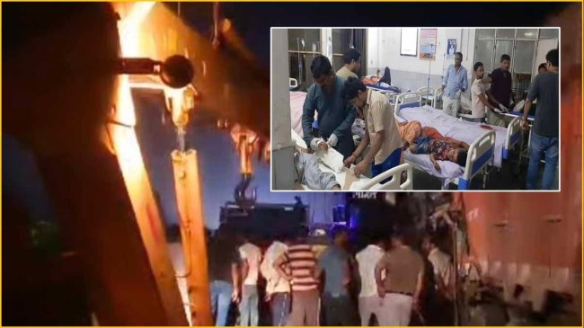 UP Firozabad Sleeper Bus Truck Collision