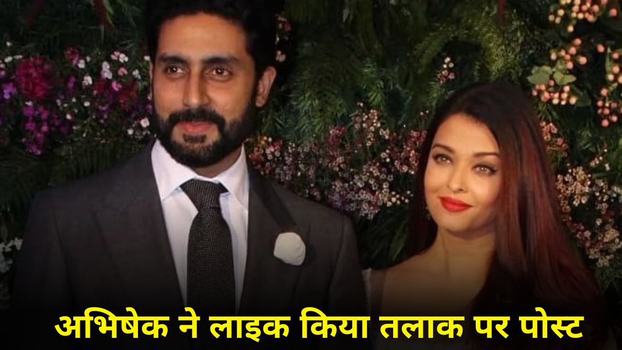 Abhishek Bachchan Likes Divorce Post