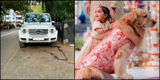 Ambani's Dog Car