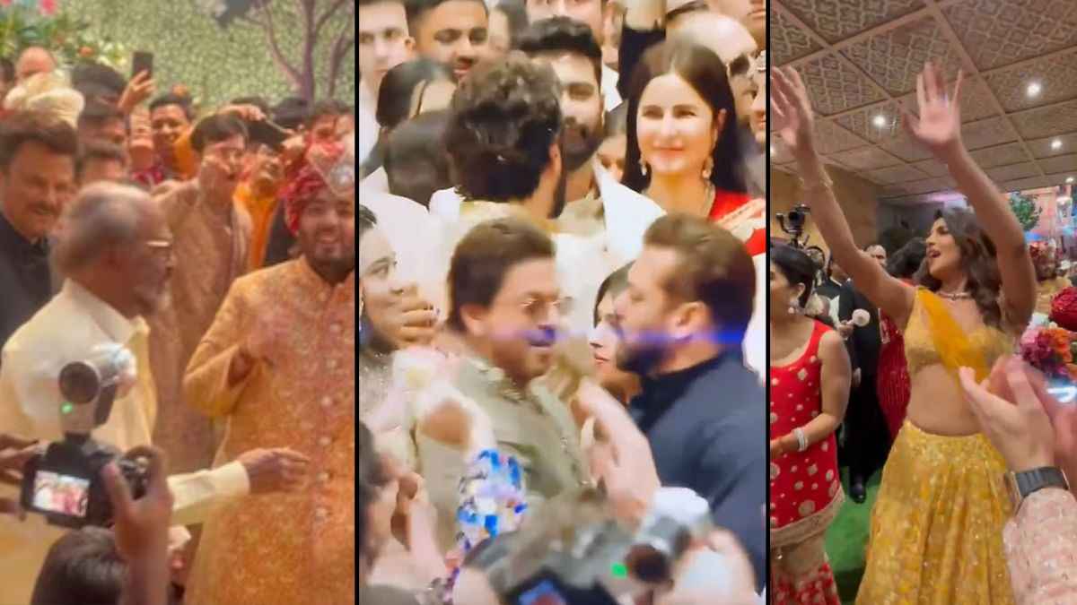 कटरीना संग नाचे सलमान, झूम उठा अंबानी खानदान; रजनीकांत का डांस भी वायरल