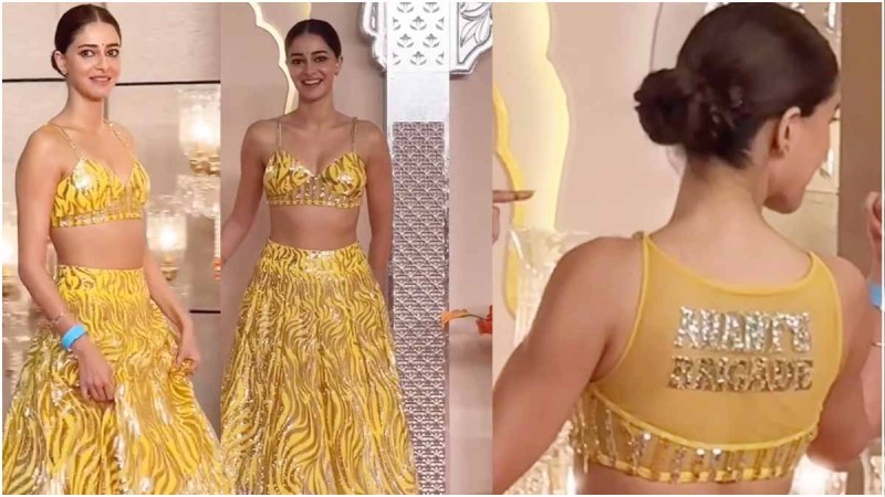 Ananya Panday At Anant Ambani Wedding