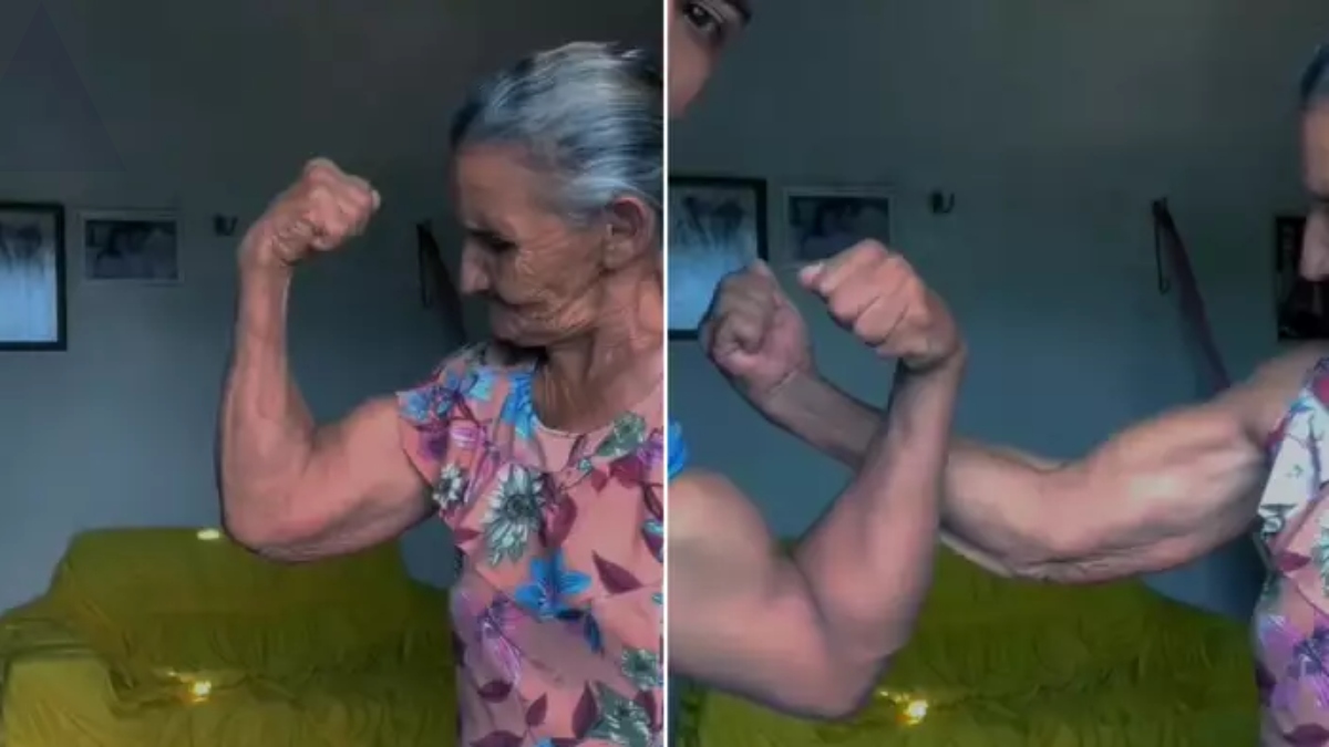 Bodybuilder Old Women Video