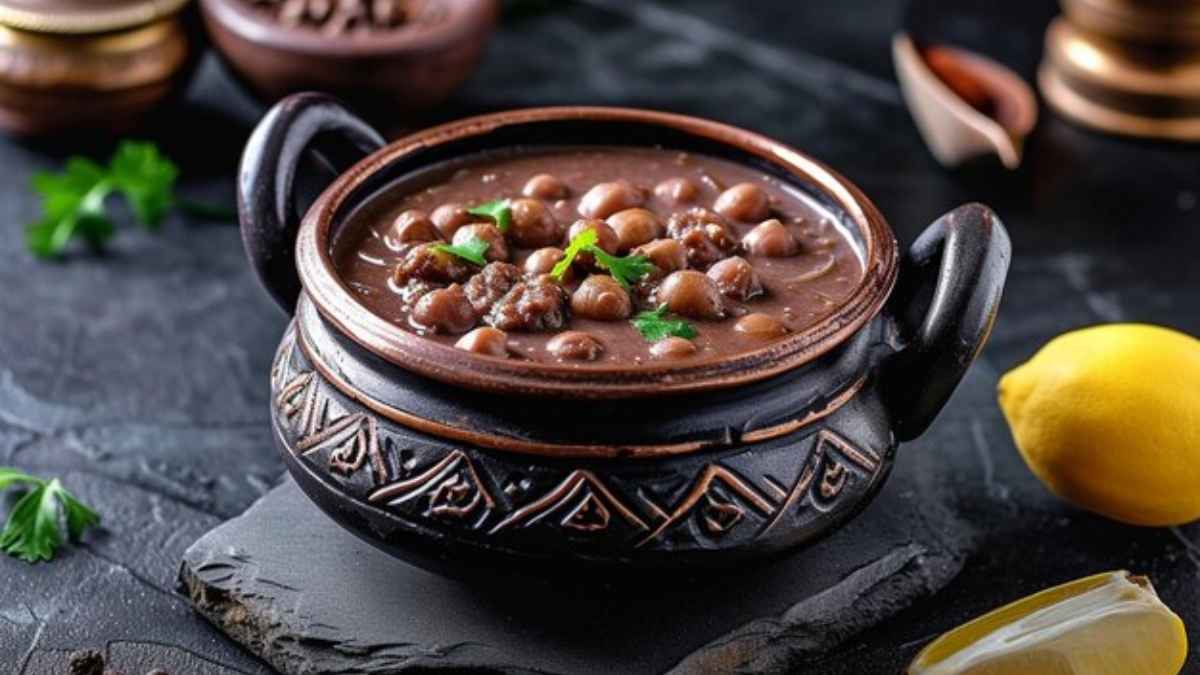 Boiled Black Chickpeas Recipe