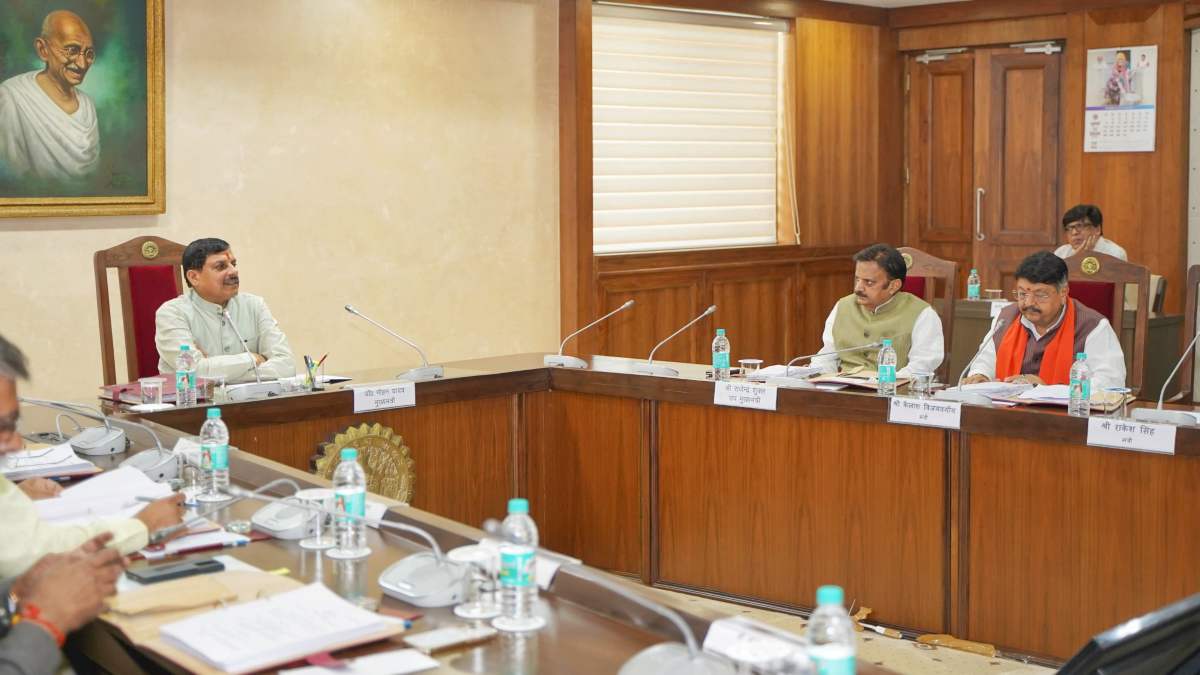 CM Mohan Yadav Held Cabinet Meeting