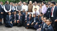 CM Vishnudev Sai Meet School Students