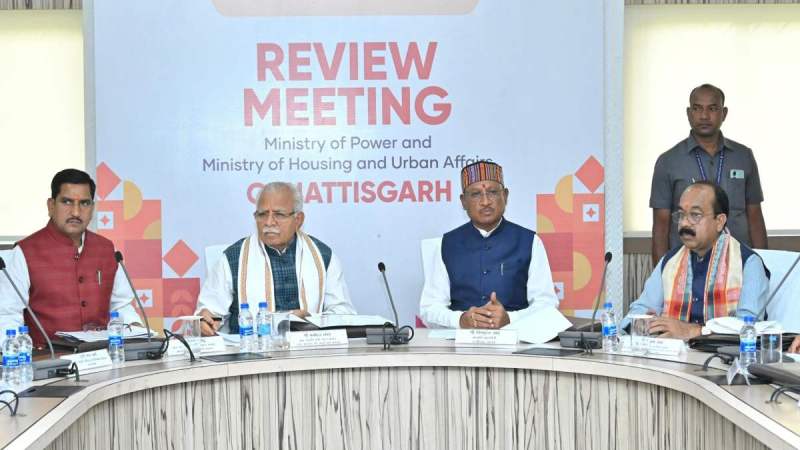 CM Vishnudev Sai Met With Union Minister Manohar Lal Khattar