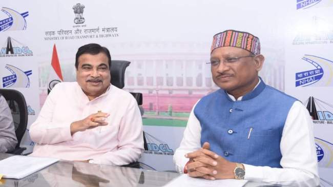 CM Vishnudev Sai met Minister Nitin Gadkari