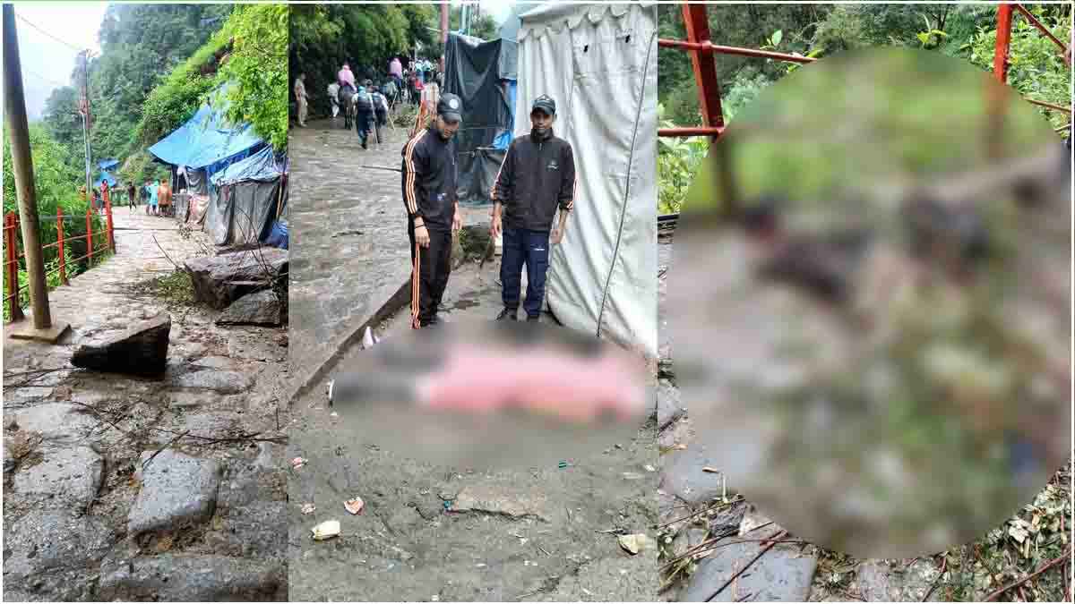 केदारनाथ में श्रद्धालु हादसे का शिकार; 3 युवकों की मौत, पहाड़ी से गिरे पत्थर