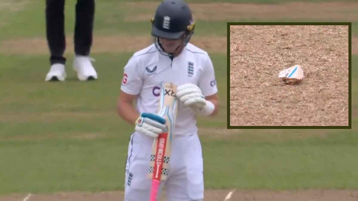 ENG vs WI Alzarri Joseph Broke Ollie Pope Bat
