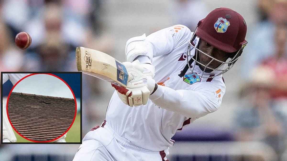 ENG vs WI: शमर जोसेफ का हाहाकार, छक्के से ठोक तोड़ डाली स्टेडियम की छत, दर्शकों पर गिरा मलबा