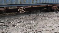 Goods Train Overturned in Amroha UP