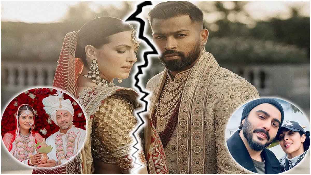 Hardik Pandya-Natasa Stankovic का टूटा रिश्ता, अब इन 4 कपल्स के अलग होने के लोगों ने लगाए कयास