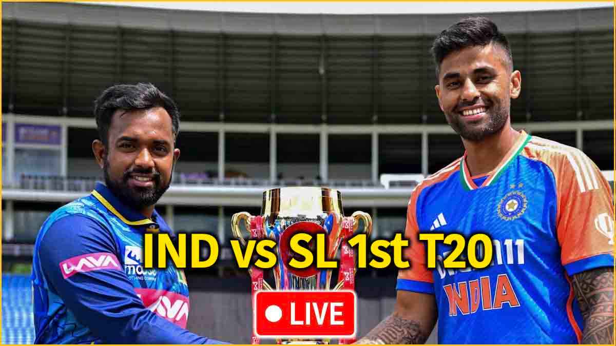 IND vs SL 1st T20