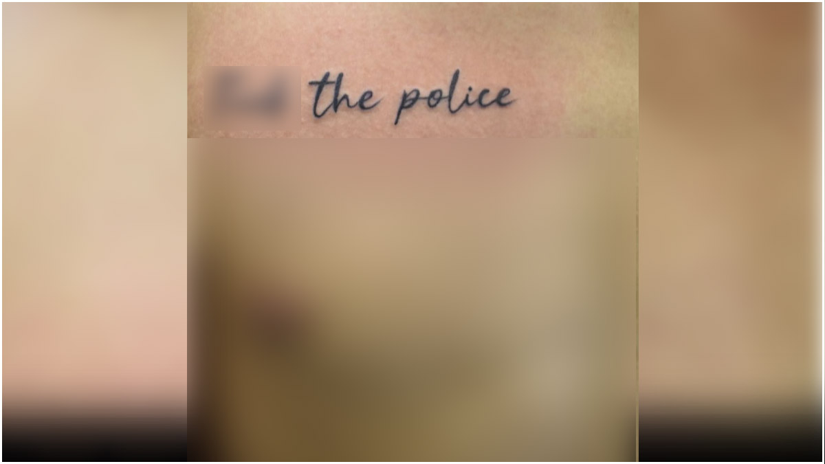 Abusive Tattoo on Chest Post Viral