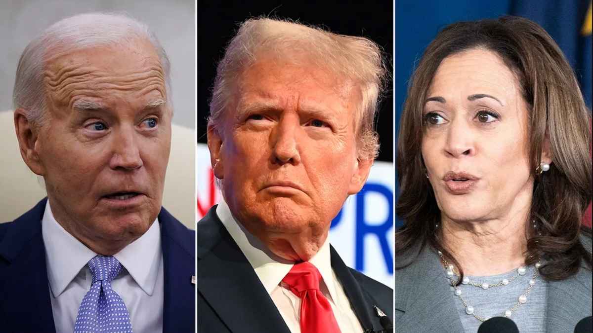 Joe Biden Donald Trump Kamala Harris