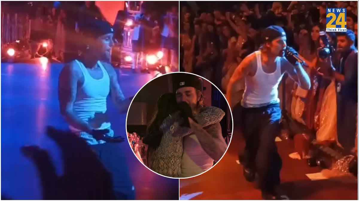 Justin Bieber ने किस हसीना को लगाया गले? Anant-Radhika के संगीत से वायरल हुआ वीडियो, फैंस को भी हुई जलन