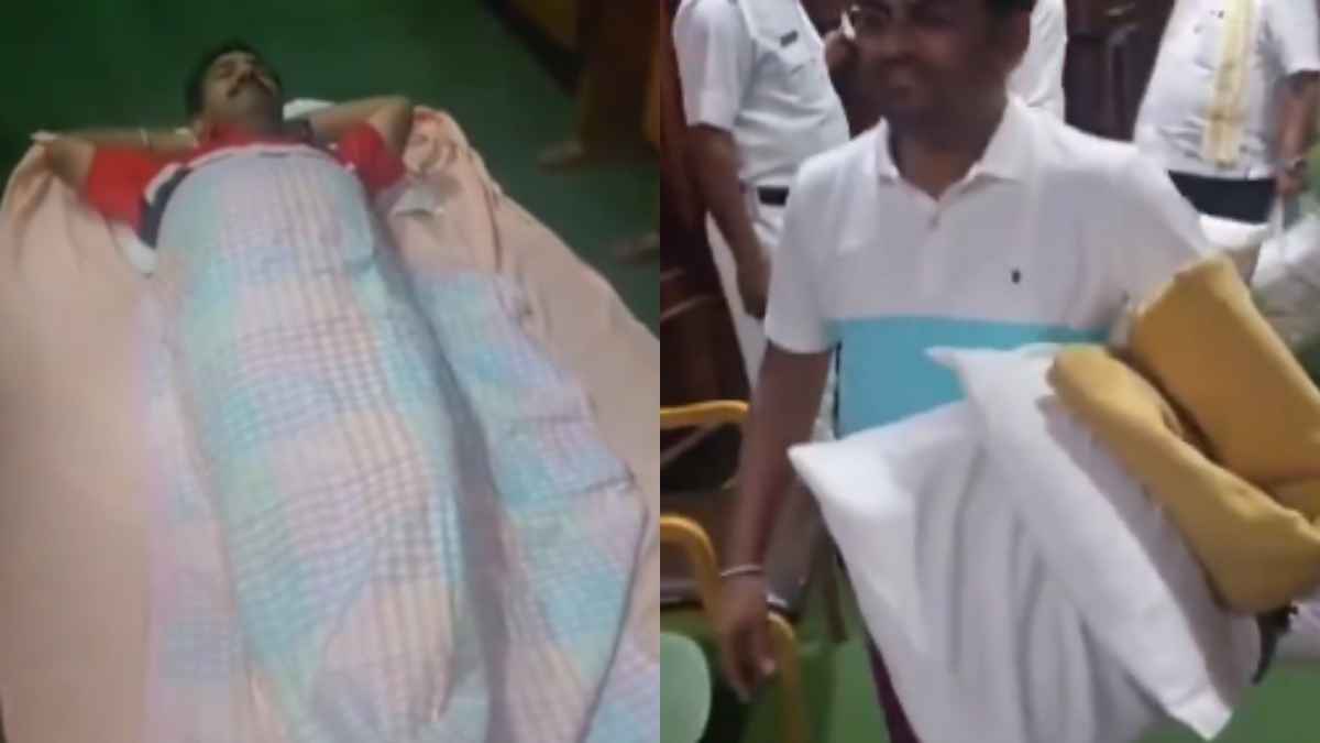Karnataka BJP MLA Protest Video