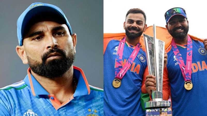 Mohammed Shami Virat Kohli Rohit Sharma Retirement