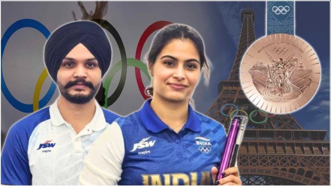 Manu Bhaker Sarabjot Singh