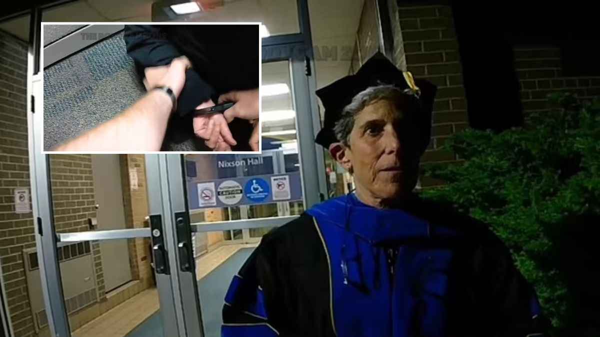 Professor arrested