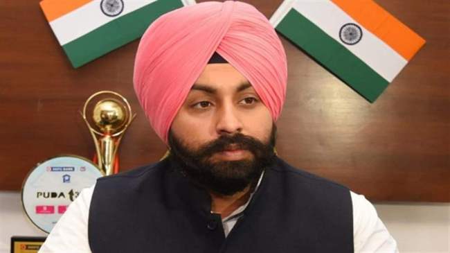 Punjab Education Minister Harjot Singh Bains