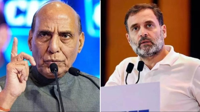 Rahul Gandhi, Rajnath Singh