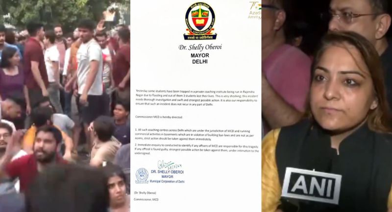 दिल्ली की मेयर शैली ओबेरॉय ने नियमों का उल्लंघन करने वाले संस्थानों के खिलाफ जांच का आदेश जारी किया है। फोटोः ANI