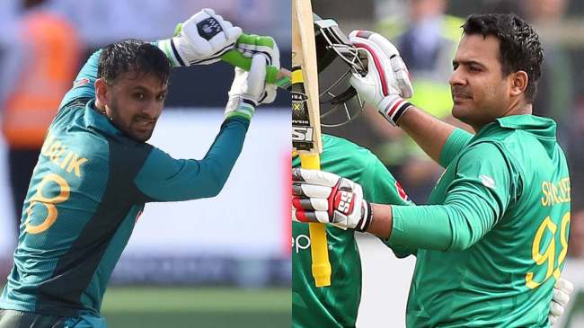 Shoaib Malik Sharjeel Khan Shoaib Malik Sharjeel Khan