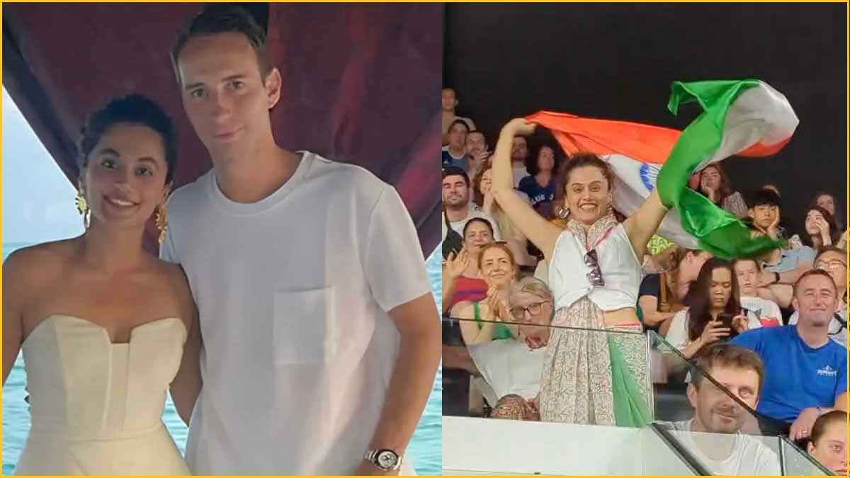 Bollywood फैंस को Bad News दे सकती हैं Taapsee Pannu, Olympic में पति को कर रहीं सपोर्ट