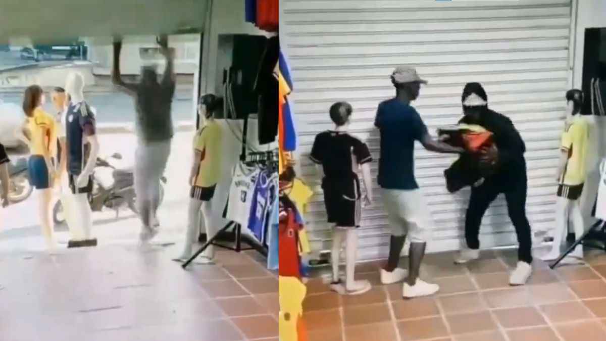 Thief Caught in shop