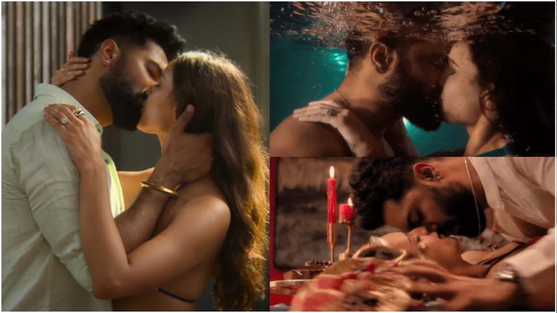 Bad Newz Kissing Scene