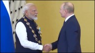 Vladimir Putin confers Russia's highest civilian honour on PM Narendra Modi