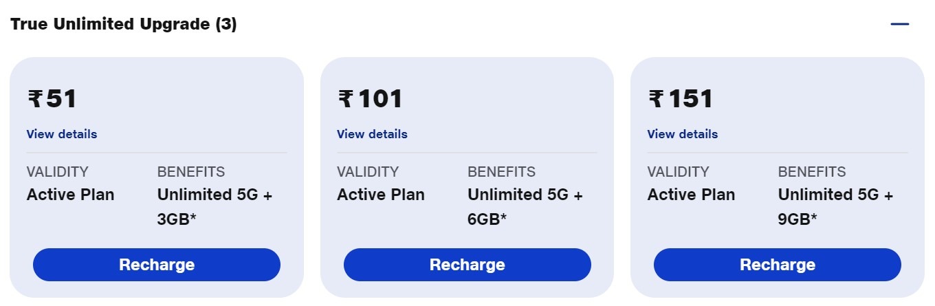 Jio New Unlimited 5G Data Plan