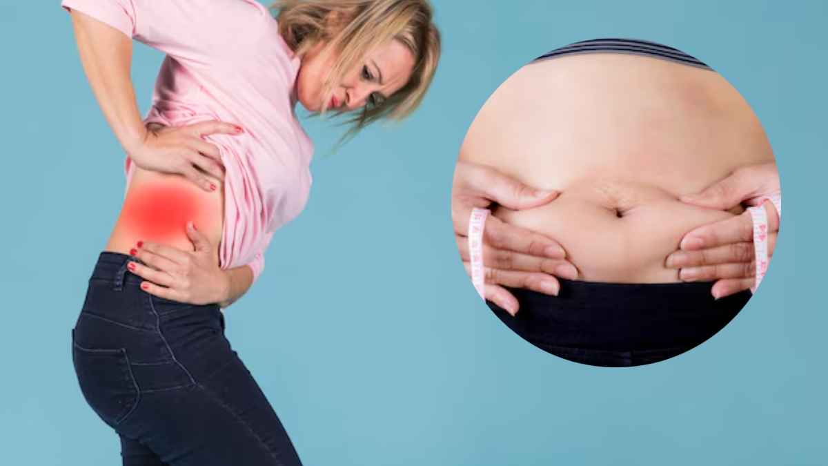 back pain and belly fat