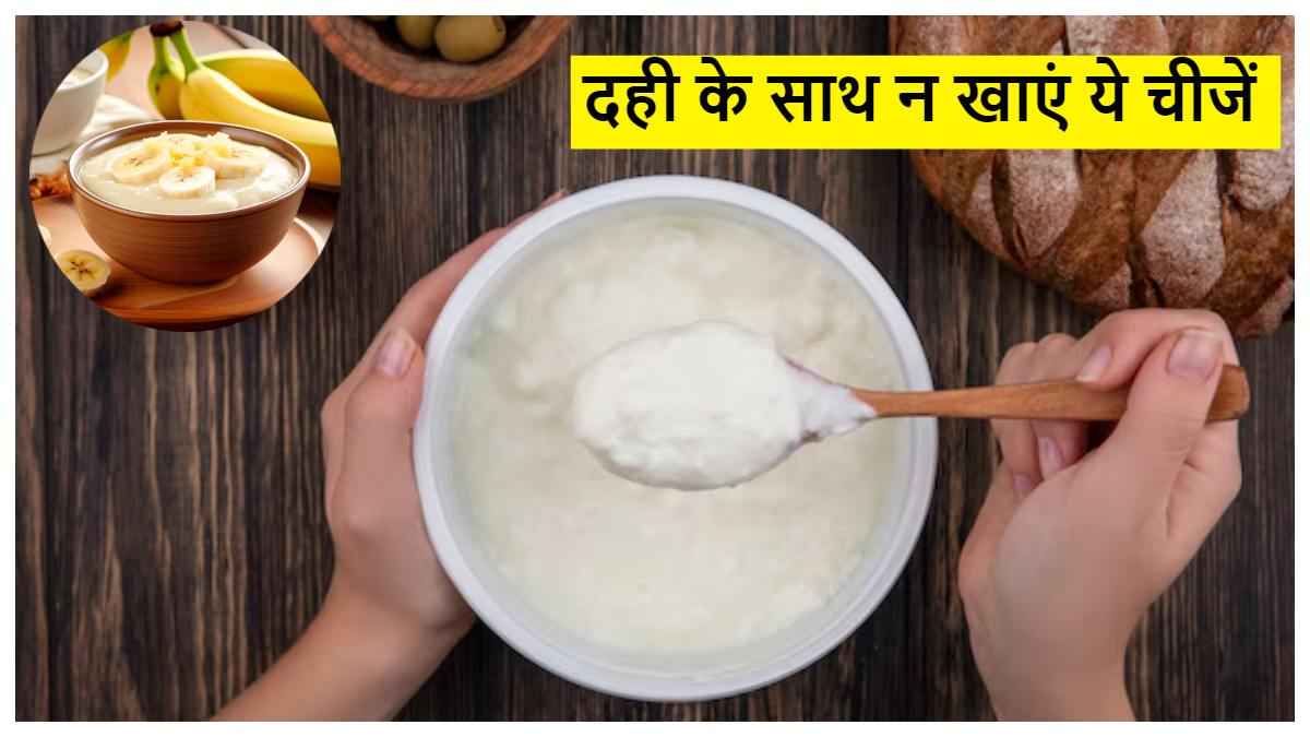 दही के साथ गलती से भी न खाएं ये 5 चीजें, तबीयत खराब होनी तय, जानें एक्सपर्ट की राय