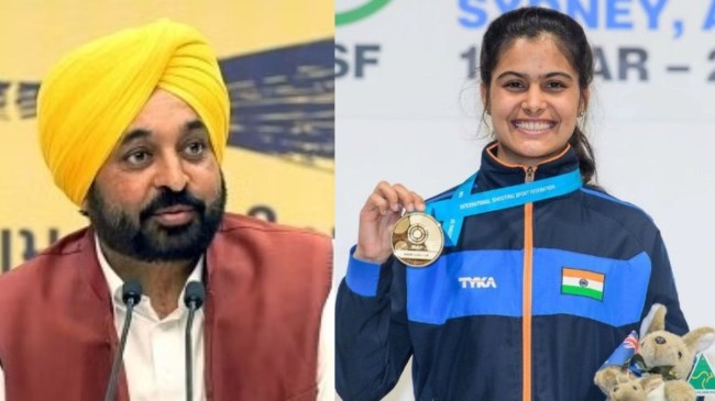 cm mann praised manu Bhaker
