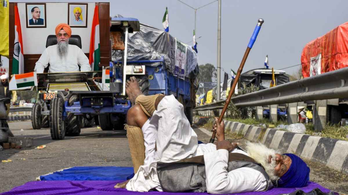 farmers at shambu border