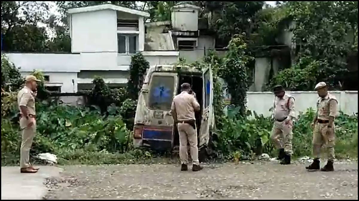 Assam Police Searching Bomb