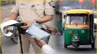 Assam police, Assam police fines, autorickshaw driver, helmet