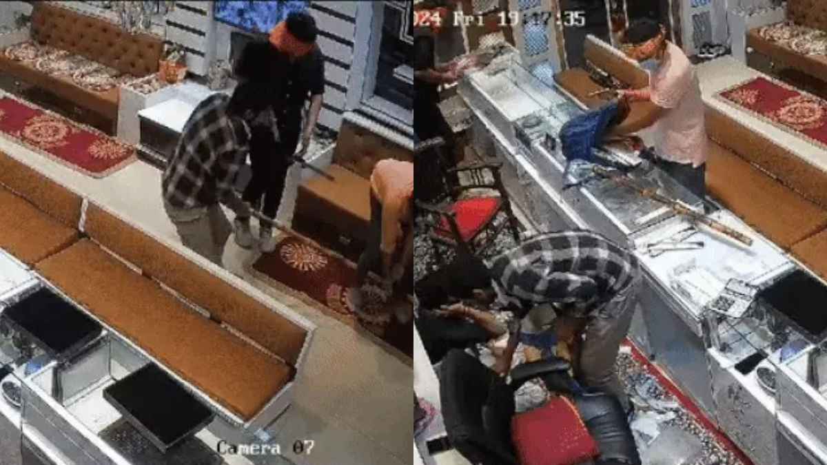 ज्वैलरी शोरूम में कत्ल-डकैती का CCTV फुटेज वायरल, 3 को मारी गोली, मालिक की मौत