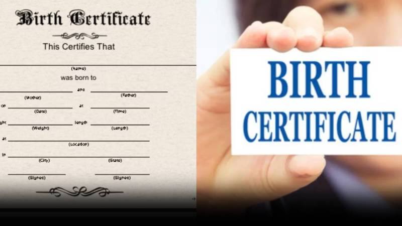 Fake Birth Certificate