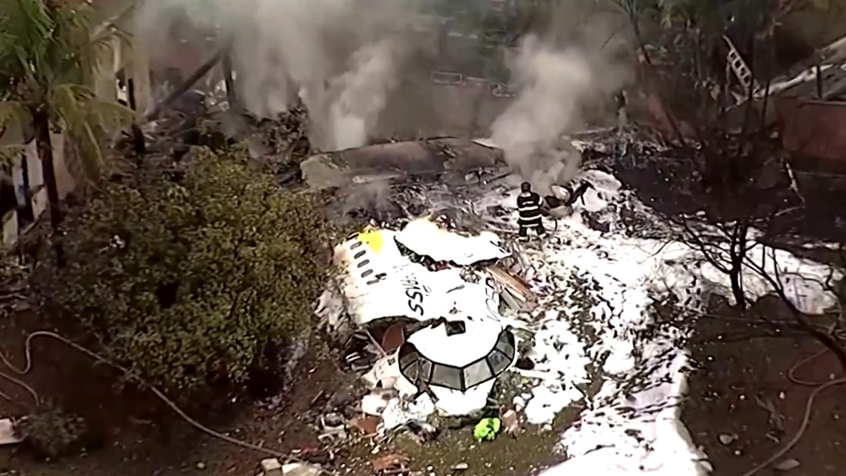 Brazil Plane Crash Video Snapshot