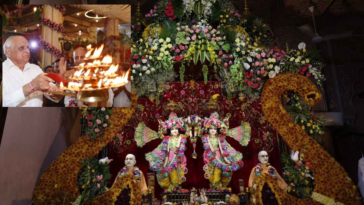 CM भूपेन्द्र पटेल ने अहमदाबाद के इस्कॉन मंदिर में मनाई कृष्ण जन्माष्टमी, भगवान जगद्नानाथ को किया नमन