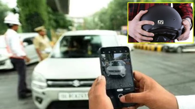 Car Challan Helmet Car Challan Helmet